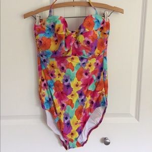 Fig Leeves botanical one piece swimsuit 36F